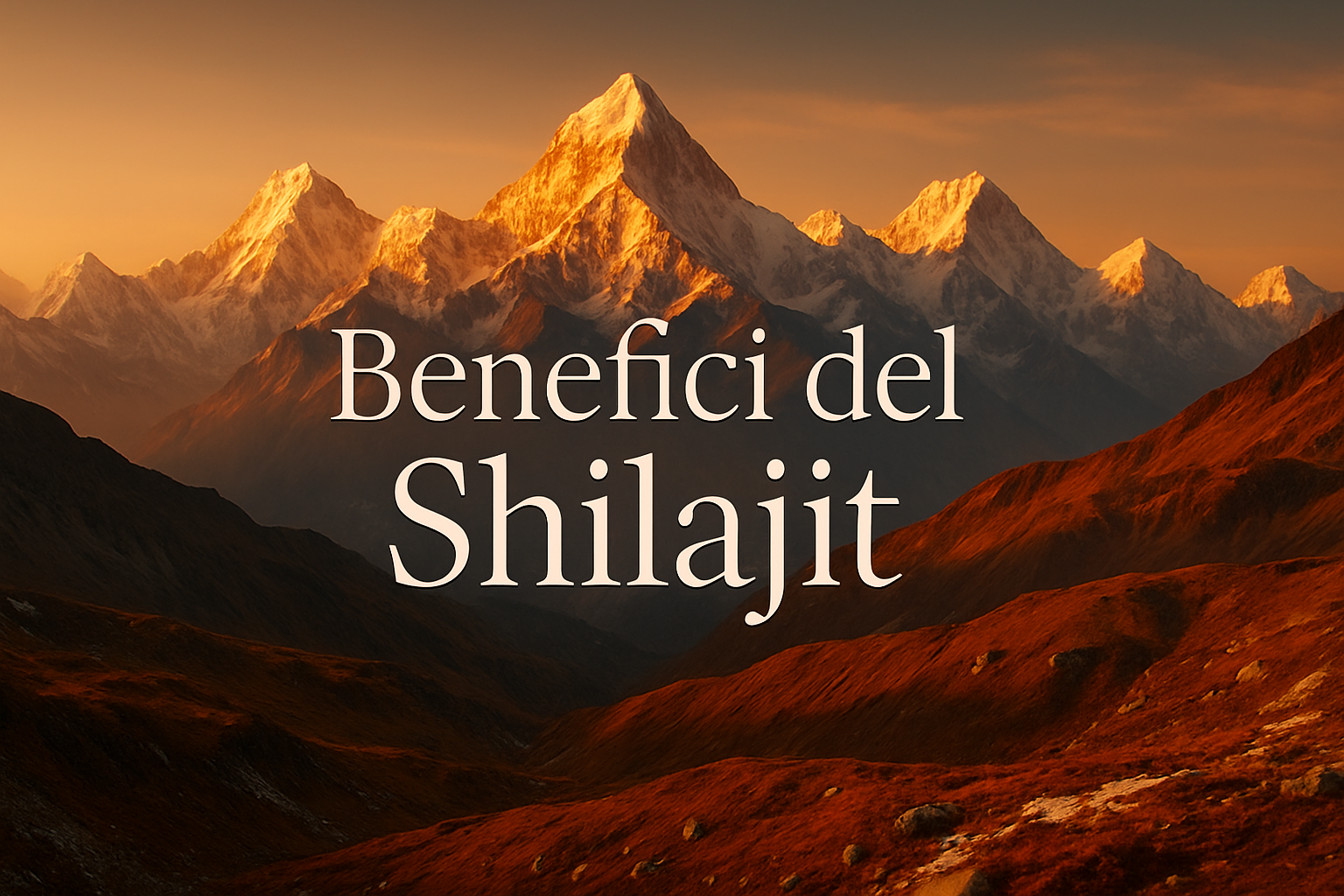 Shilajit: La Guida Completa ai Benefici per la Salute